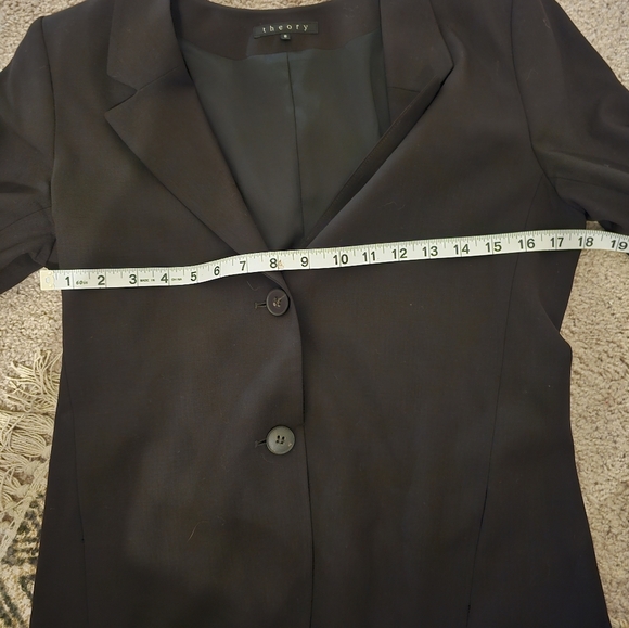 Theory Brown Womens Blazer Size 8 - Picture 5 of 6
